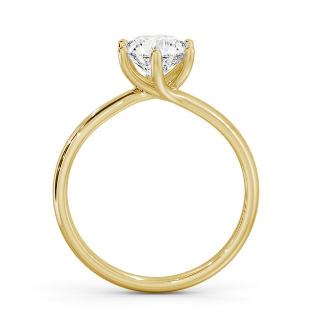Wedding Ring Certified 1.00 CT Round Cut EF VS/SI Lab Grown Diamond 925 Sterling Silver With Vermeil Gold