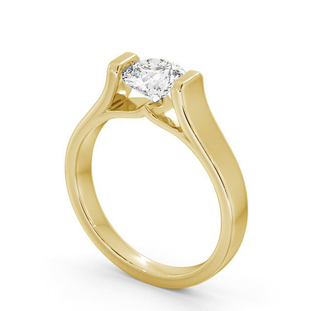 Certified 1.00 CT Round Cut Lab Grown Diamond Women's Anniversary Ring 925 Sterling Silver With Vermeil Gold