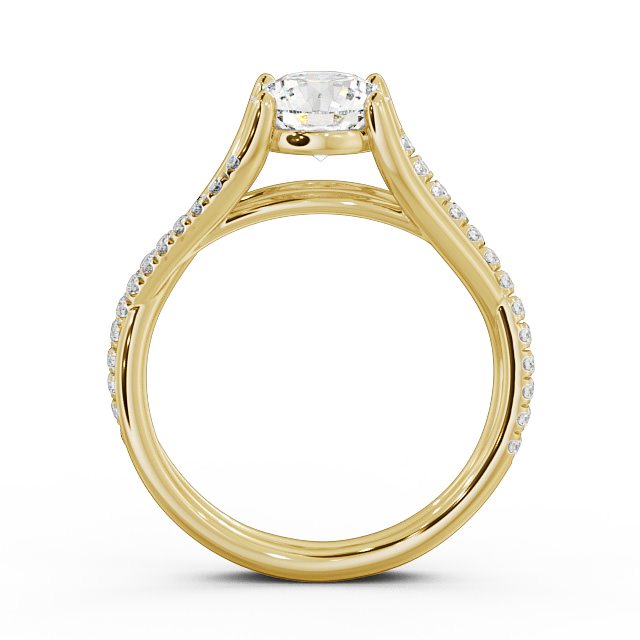 Wedding Ring Certified 1.20 CT EF VS/SI Lab Grown Diamond 925 Sterling Silver With Vermeil Gold