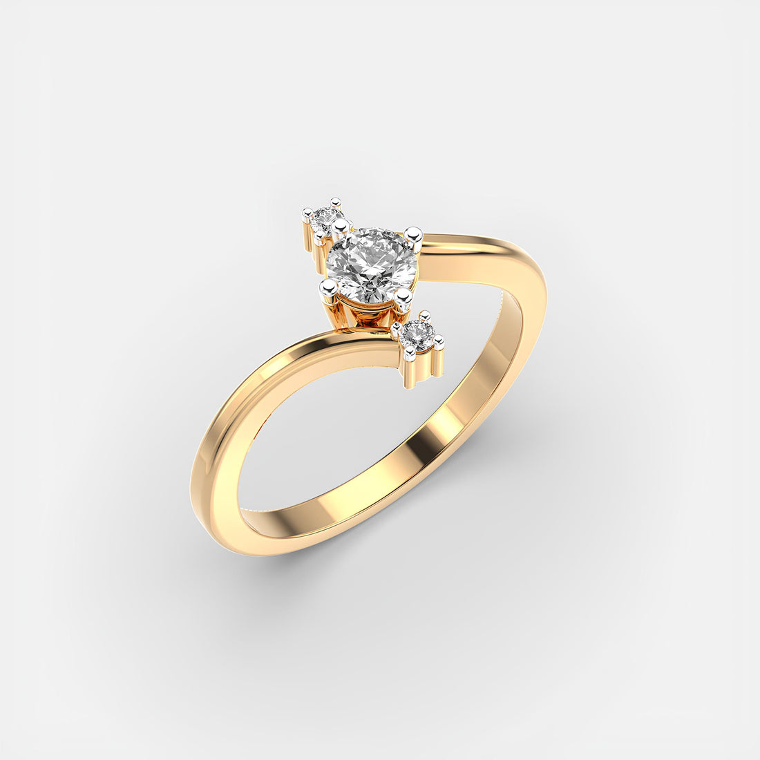 Elegant Diamond Ring ,Lab Created Diamond , 14K Solid White Gold ,Wedding Band ,Woman's Eternity Ring