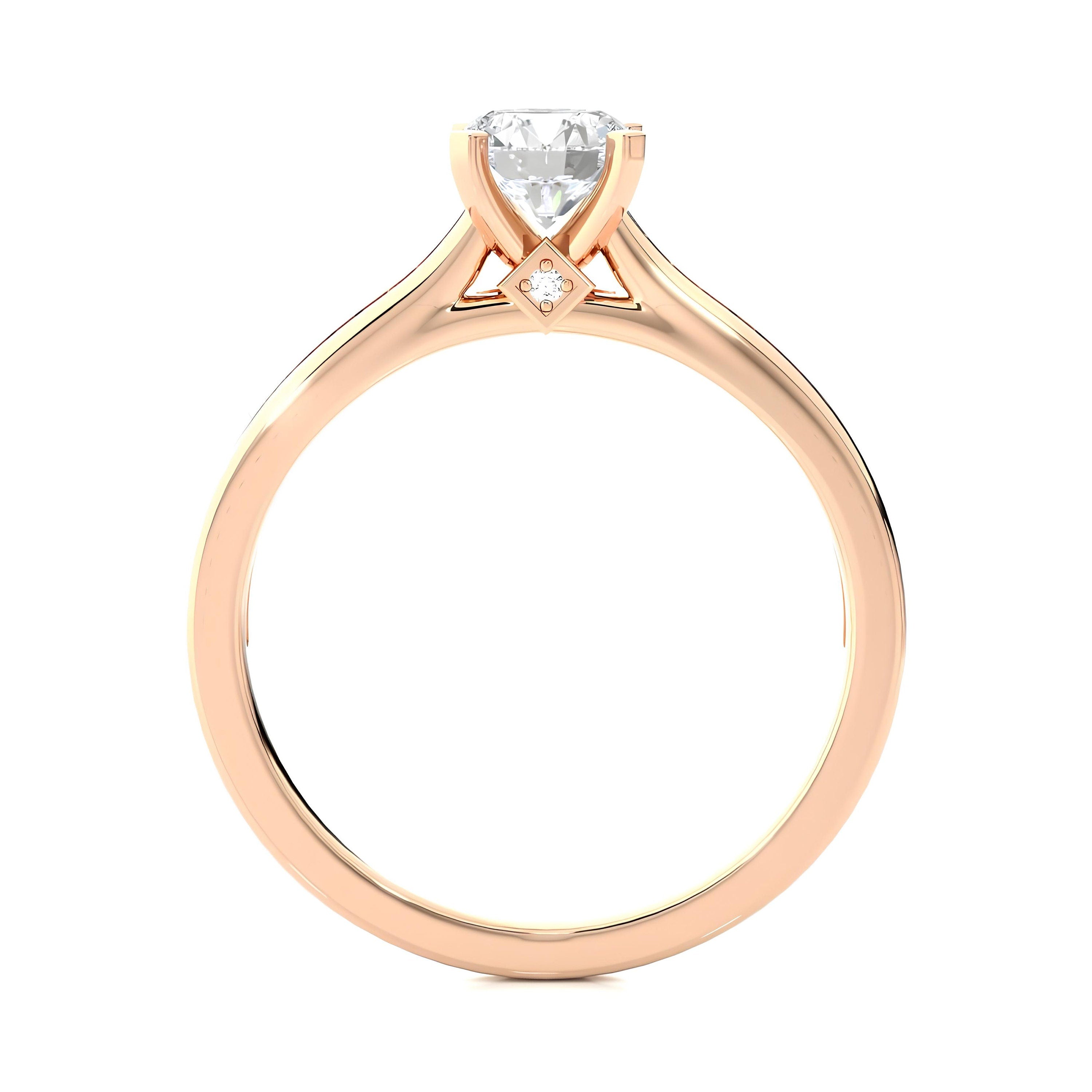 1.00 Ct IGI Certified EF VS/SI Lab-Grown Diamond Solitaire Engagement Ring – Set in 14K Gold or Platinum – Elegant Wedding & Anniversary Gift