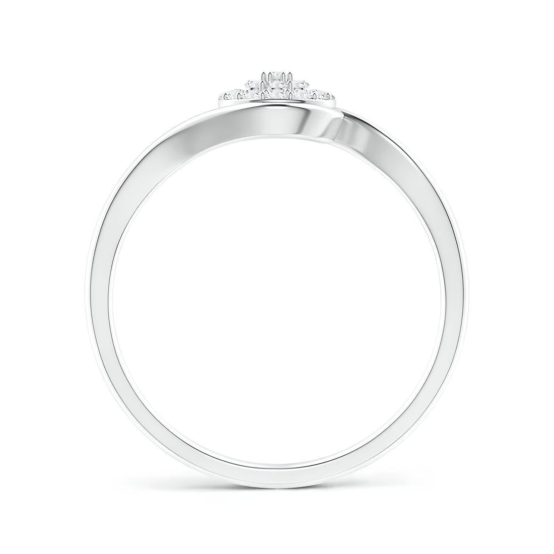Elegant EF VS/SI Lab-Created Diamond Half Eternity Wedding Band Women’s 14K Solid Gold Diamond Ring