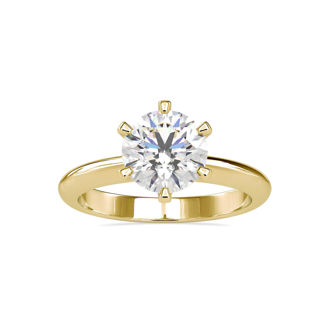 Sparkling Love in Style: IGI Certified EF VS/SI Lab-Grown Diamond Solitaire Engagement Ring in 14K Gold