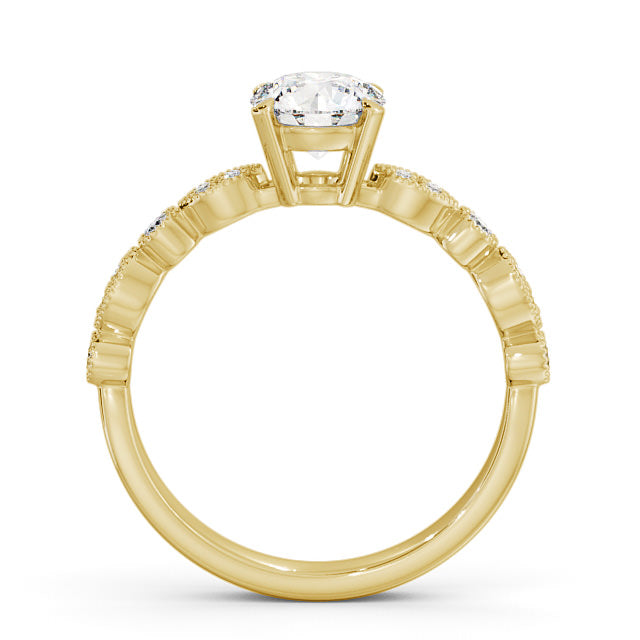 Certified 1.15 CT VS/SI Lab Grown Diamond Nordic Gold Wedding Ring (Demi-Fine)