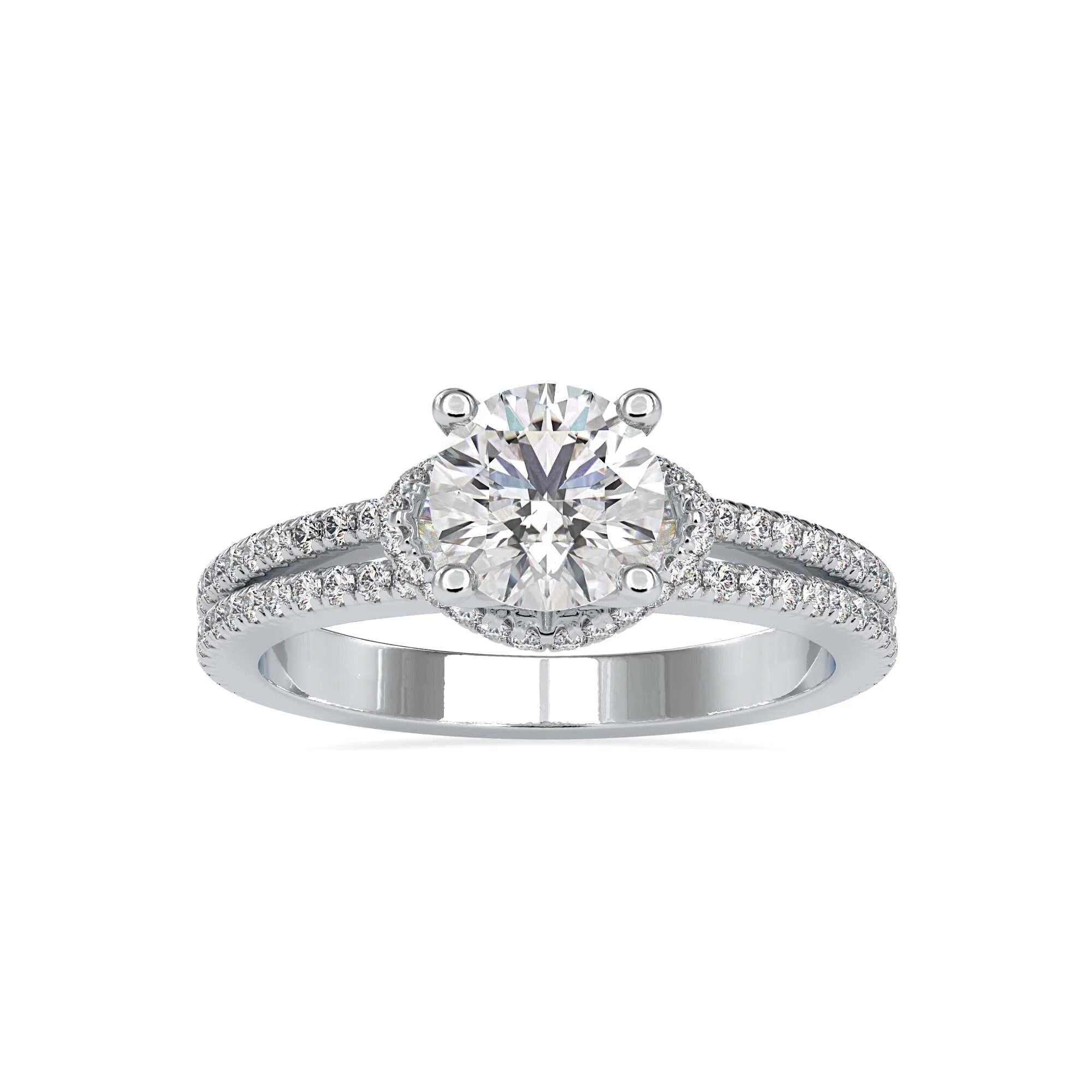 Certified 1.00 CT Lab-Grown Diamond Solitaire Engagement Ring – Conflict-Free Diamond Set in 14K Solid Gold