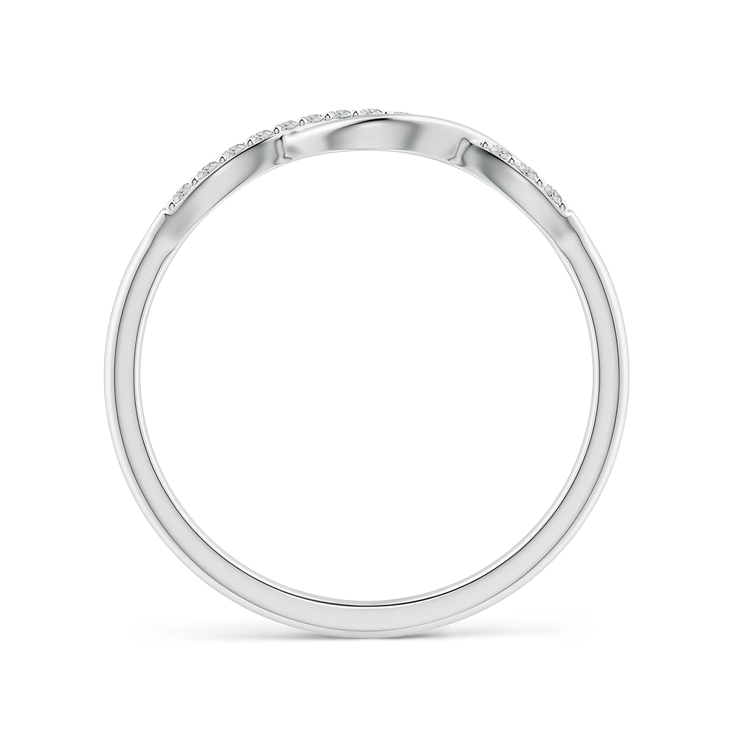 Women's Half Eternity Wedding Band – Round E F Lab-Created Diamonds in 14K Solid Gold