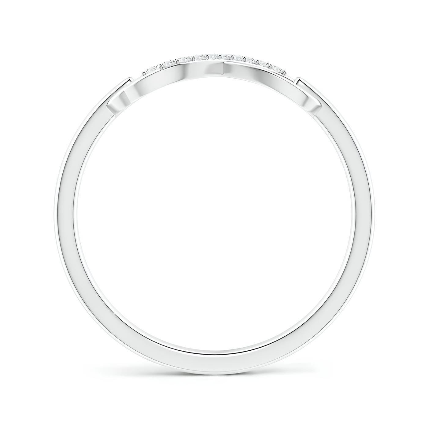 Delicate EF VS/SI Lab-Created Diamond Ring – 14K Solid Gold Women's Half Eternity Wedding Band