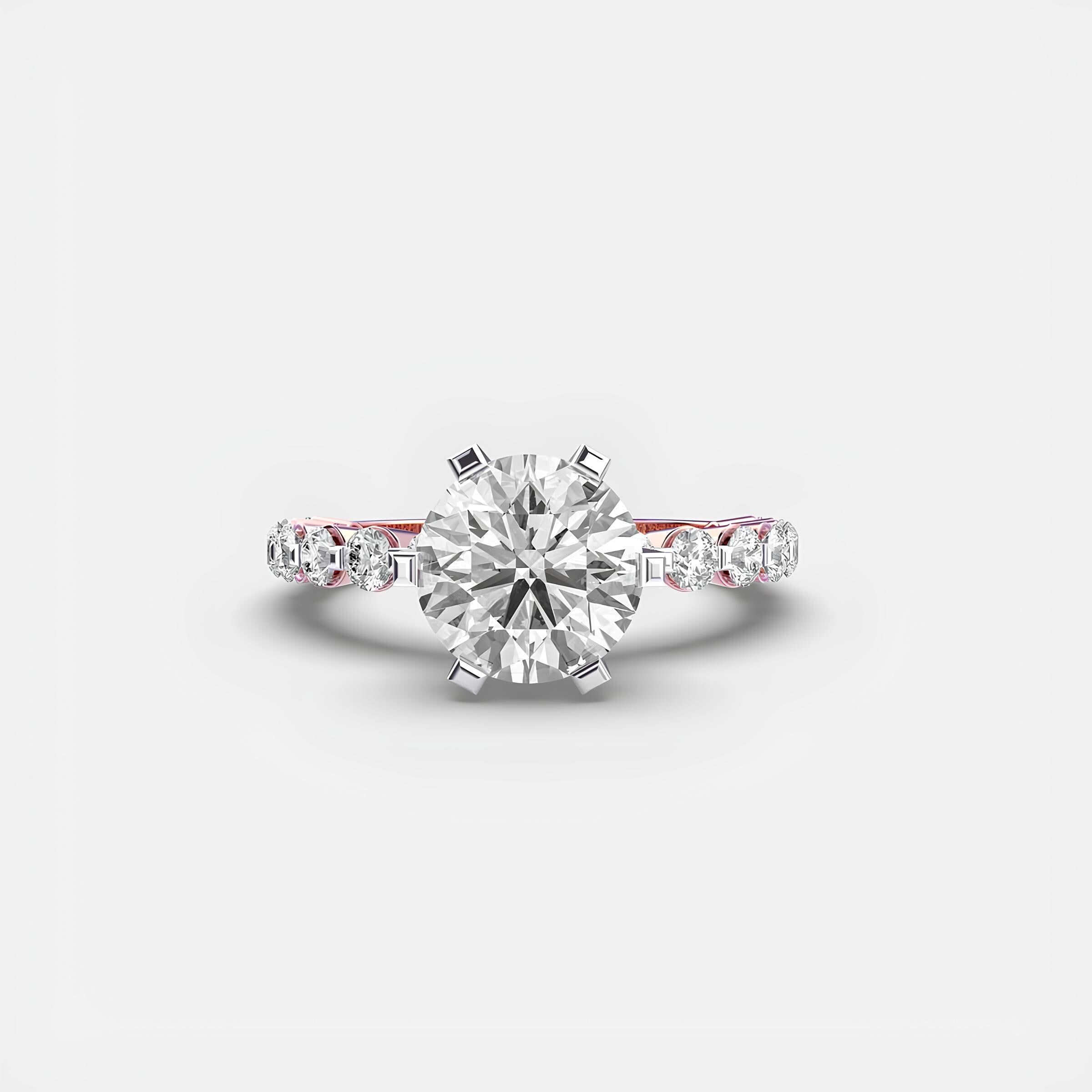 Wedding Ring – 0.25 to 2.00 CT IGI Certified Lab-Grown Diamond Solitaire Engagement Ring | Solid Gold with E-F VS/SI Diamonds