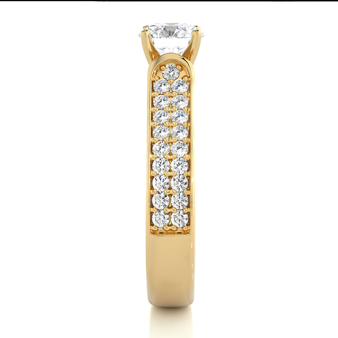 Vintage-Style Engagement Ring – 1.30 CT IGI Certified EF VS/SI Lab-Grown Diamond Solitaire | 14K Gold or Platinum Wedding Ring Gift