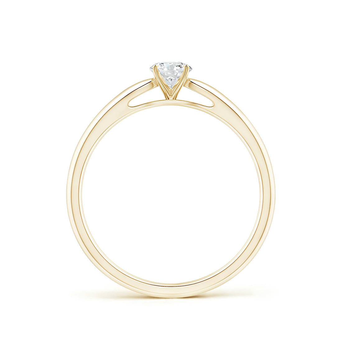 Glam Girl Diamond Ring ,Round Diamond Ring ,Lab Created Diamond ,Wedding Band ,Engagement Ring ,14K Solid Yellow Gold