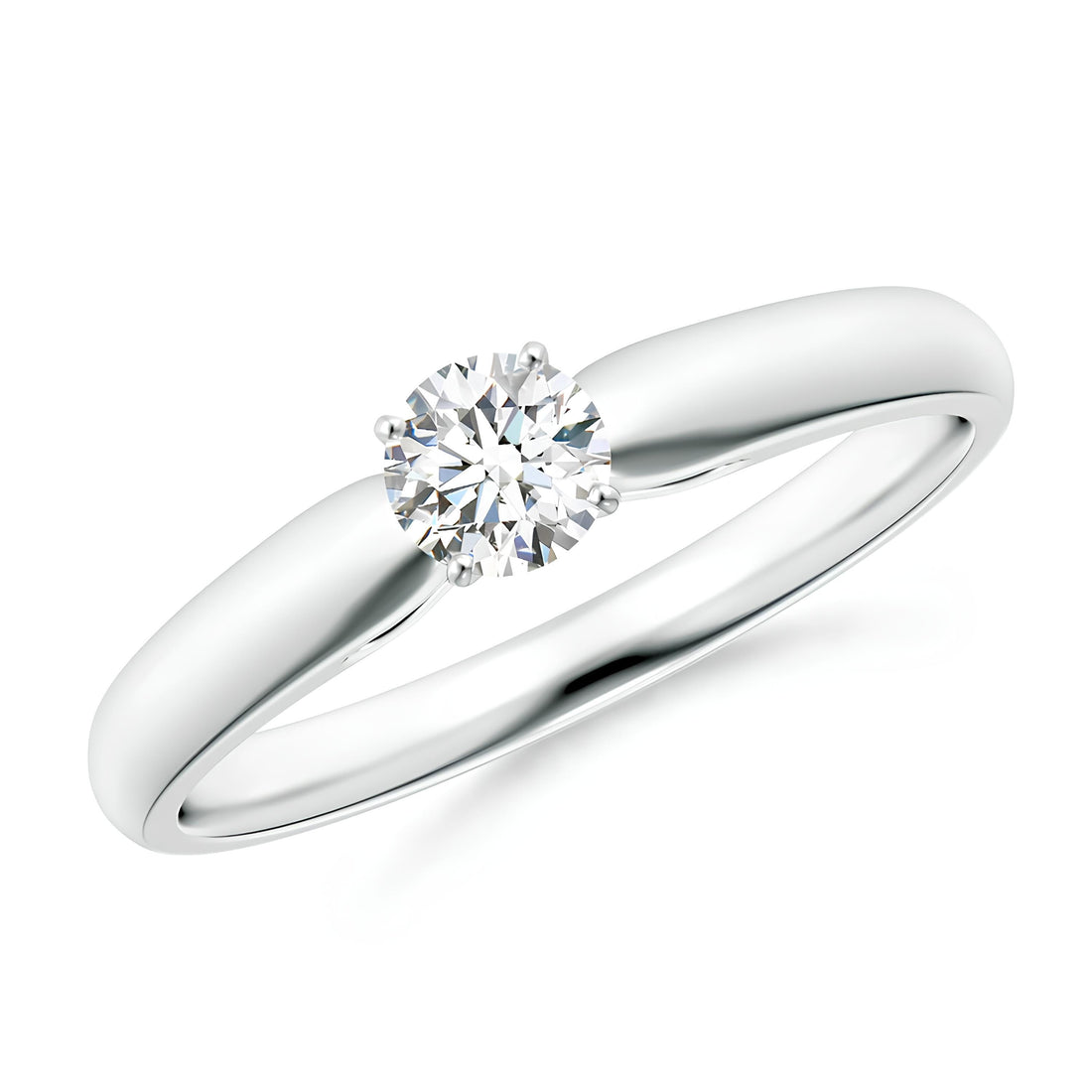 Glam Girl Diamond Ring ,Round Diamond Ring ,Lab Created Diamond ,Wedding Band ,Engagement Ring ,14K Solid Yellow Gold