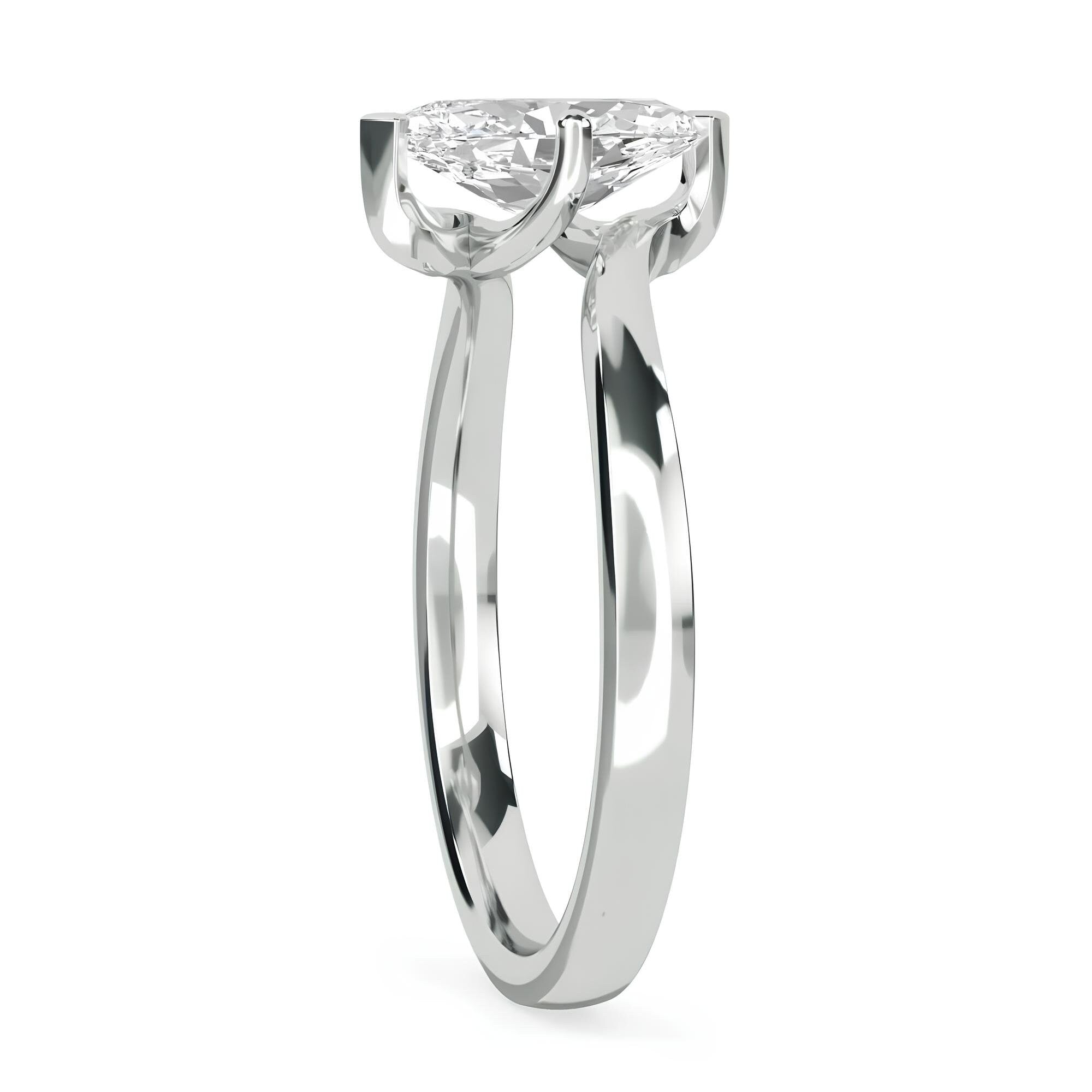 1.00 Ct Marquise Cut Lab-Grown Diamond Solitaire Engagement Ring EF VS/SI Certified Diamond in 14K Gold or Platinum
