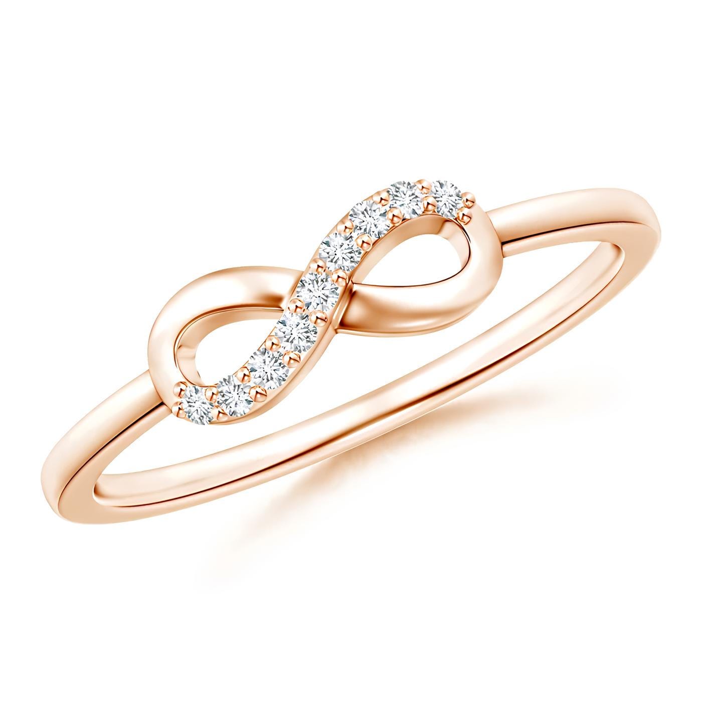Delicate EF VS/SI Lab-Created Diamond Ring – Solid 14K Gold Women's Half Eternity Wedding or Engagement Band