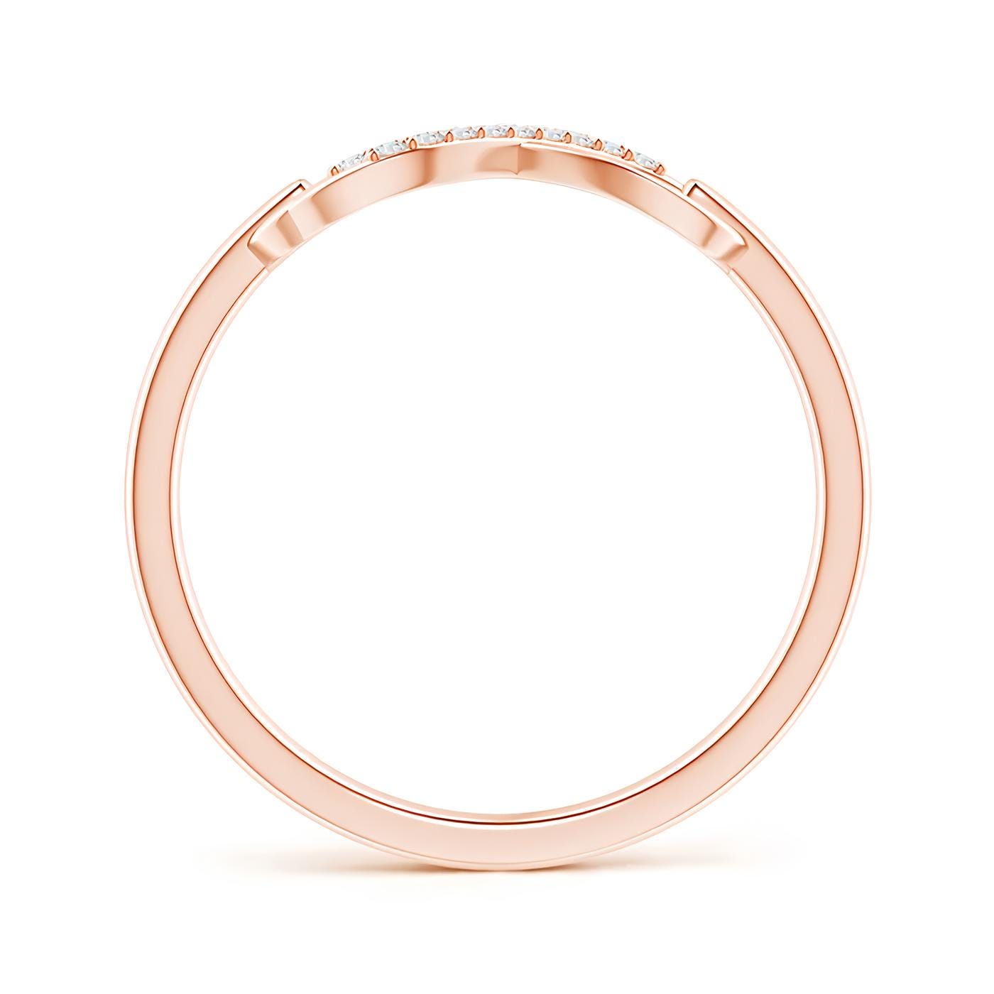 Delicate EF VS/SI Lab-Created Diamond Ring – 14K Solid Gold Women's Half Eternity Wedding Band