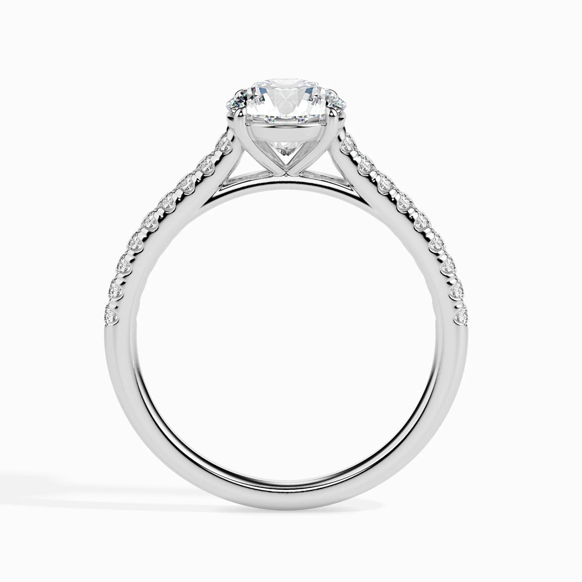 0.50 CT Certified Lab-Grown Diamond Solitaire Engagement Ring – 14K Real Gold with Conflict-Free EF VS/SI Diamonds
