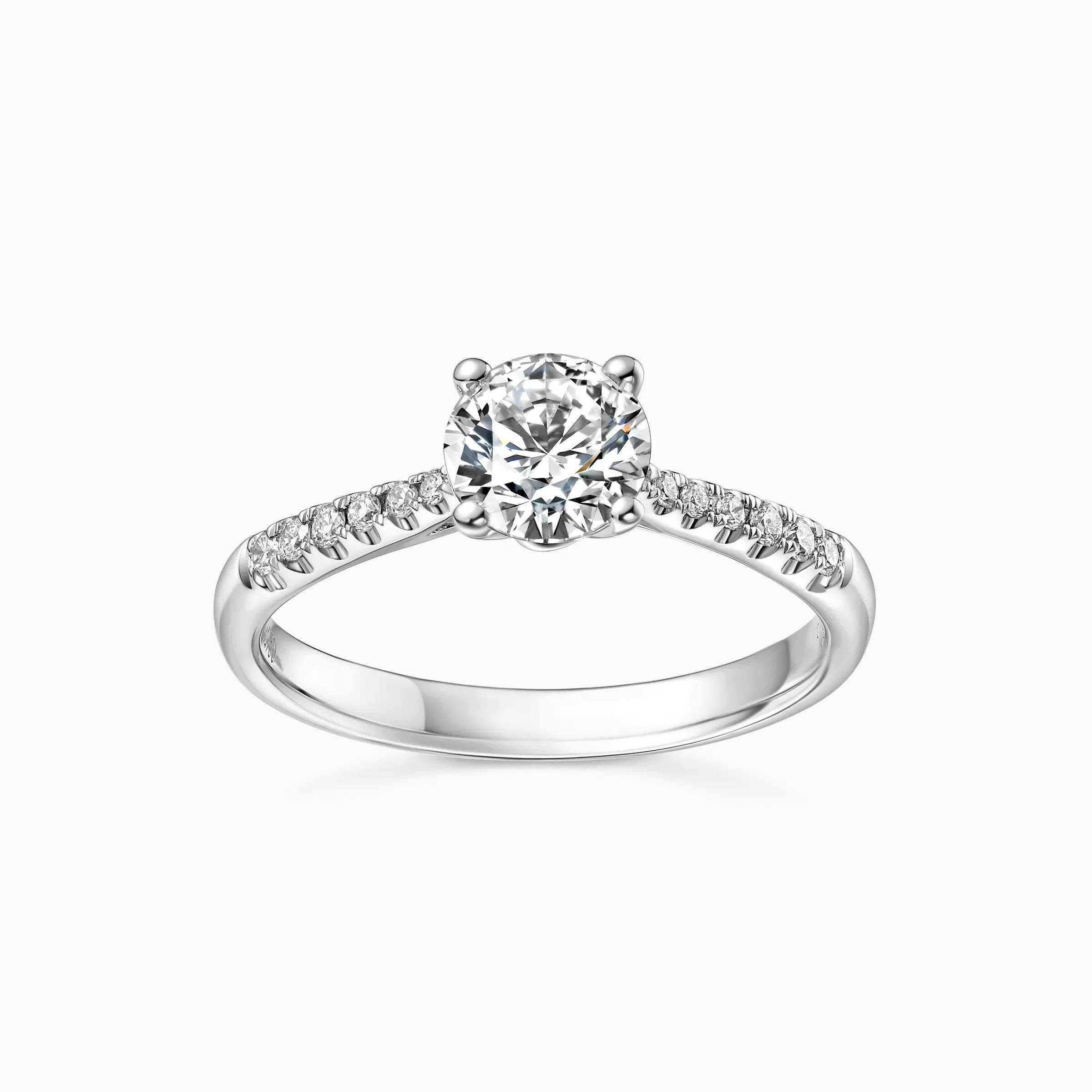 Round Solitaire Wedding Ring featuring 0.25 - 2.00 Ct IGI Certified EF VS/SI Lab Grown Diamond 14K Real Gold Engagement Ring