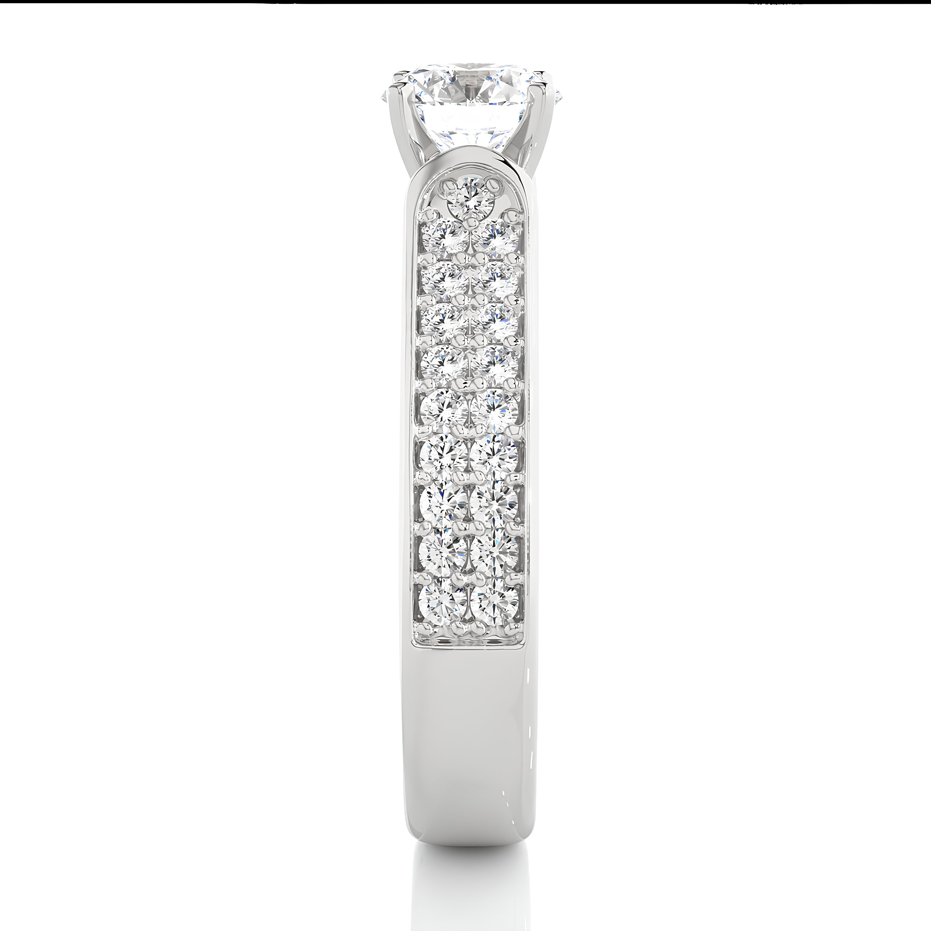 Vintage-Style Engagement Ring – 1.30 CT IGI Certified EF VS/SI Lab-Grown Diamond Solitaire | 14K Gold or Platinum Wedding Ring Gift