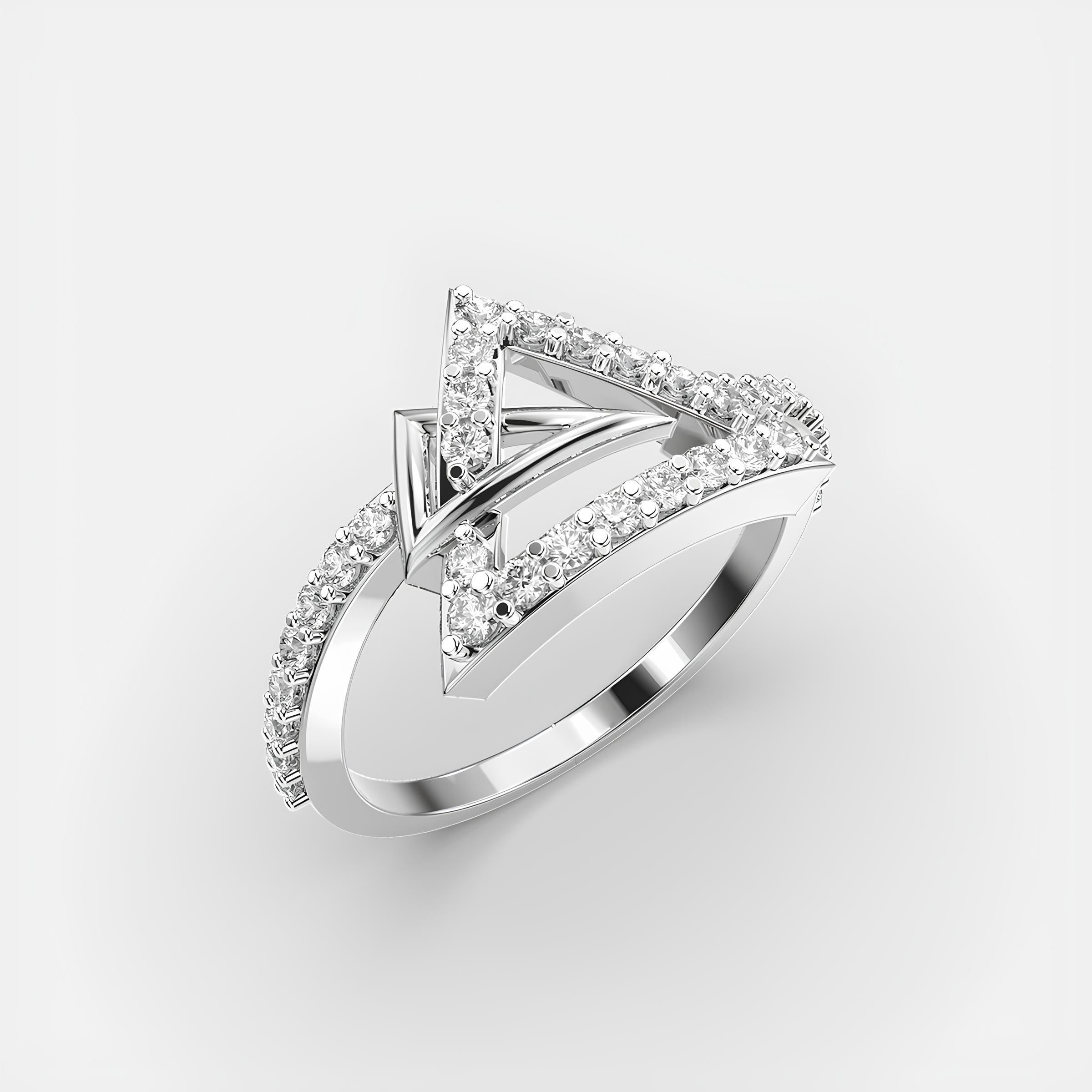 Round EF VS/SI Lab-Grown Diamond Unique Half Eternity Wedding Band – 14K Yellow Gold