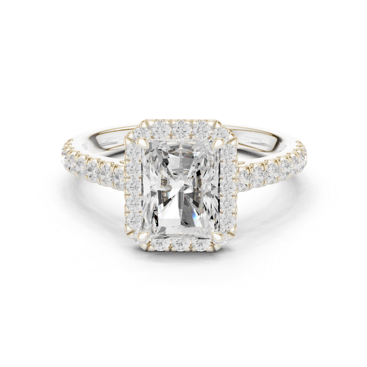 1.98 Carat Certified Lab-Grown Diamond Engagement Ring For Women's – Solitaire Ring – Prong Set 14K Gold Wedding Ring