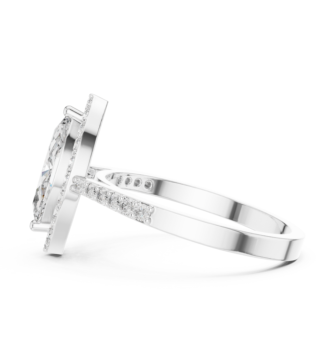 1.34 Carat Certified Lab-Grown Diamond Engagement Ring For Women's – Solitaire Ring – Prong Set 14K Gold Wedding Ring