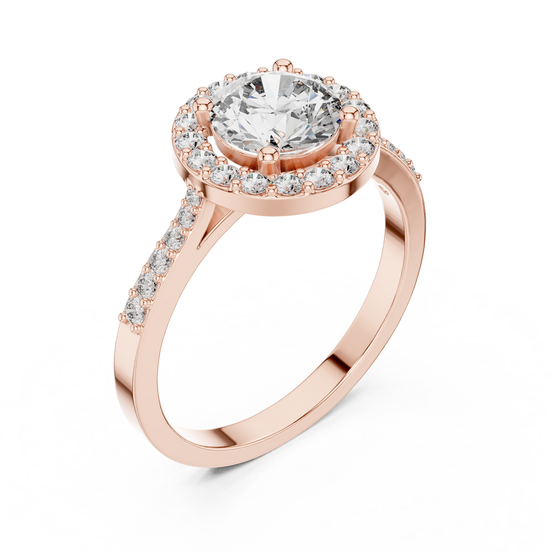 1.35 Carat Certified Lab-Grown Diamond Engagement Ring For Women's – Solitaire Ring – Prong Set 14K Gold Wedding Ring