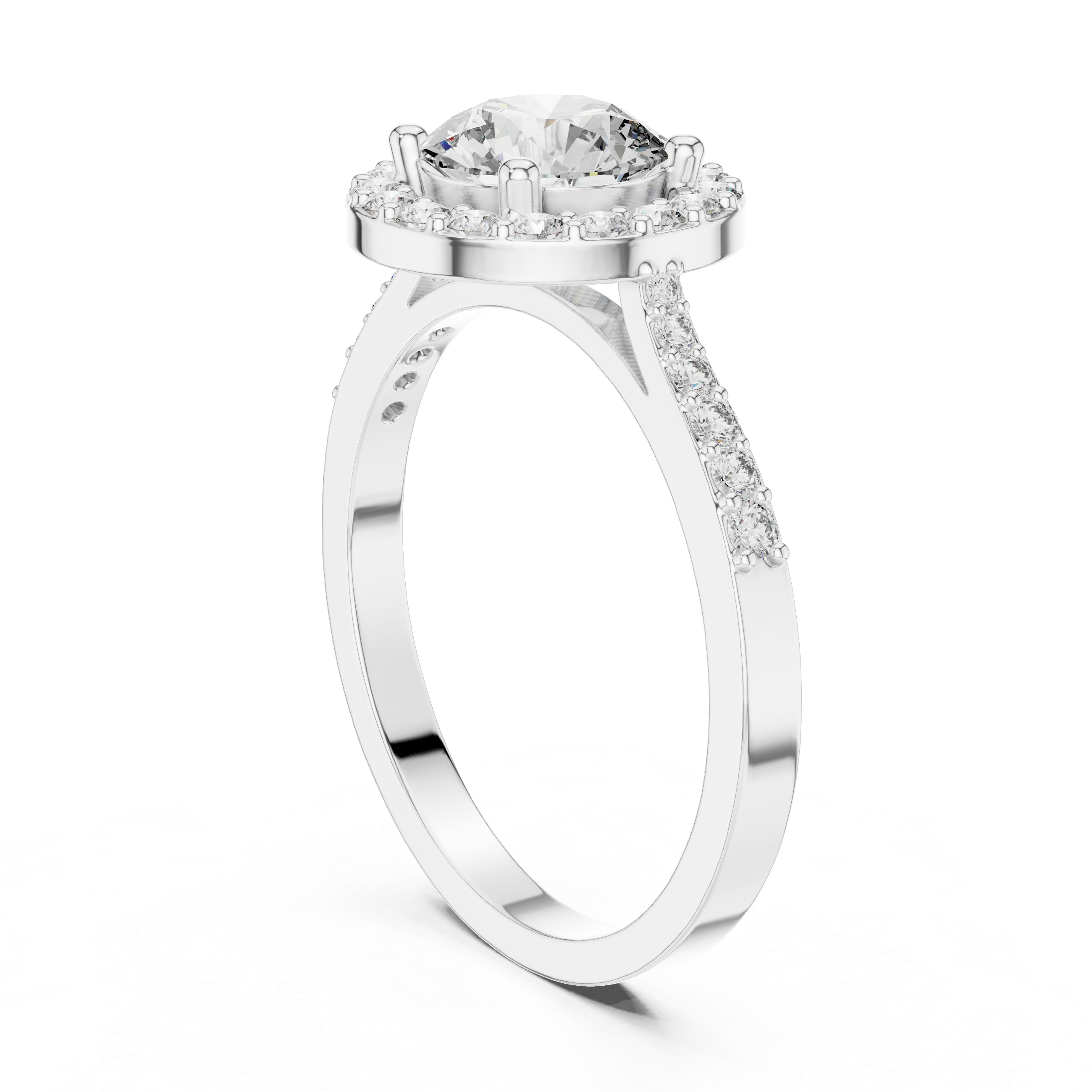 1.35 Carat Certified Lab-Grown Diamond Engagement Ring For Women's – Solitaire Ring – Prong Set 14K Gold Wedding Ring