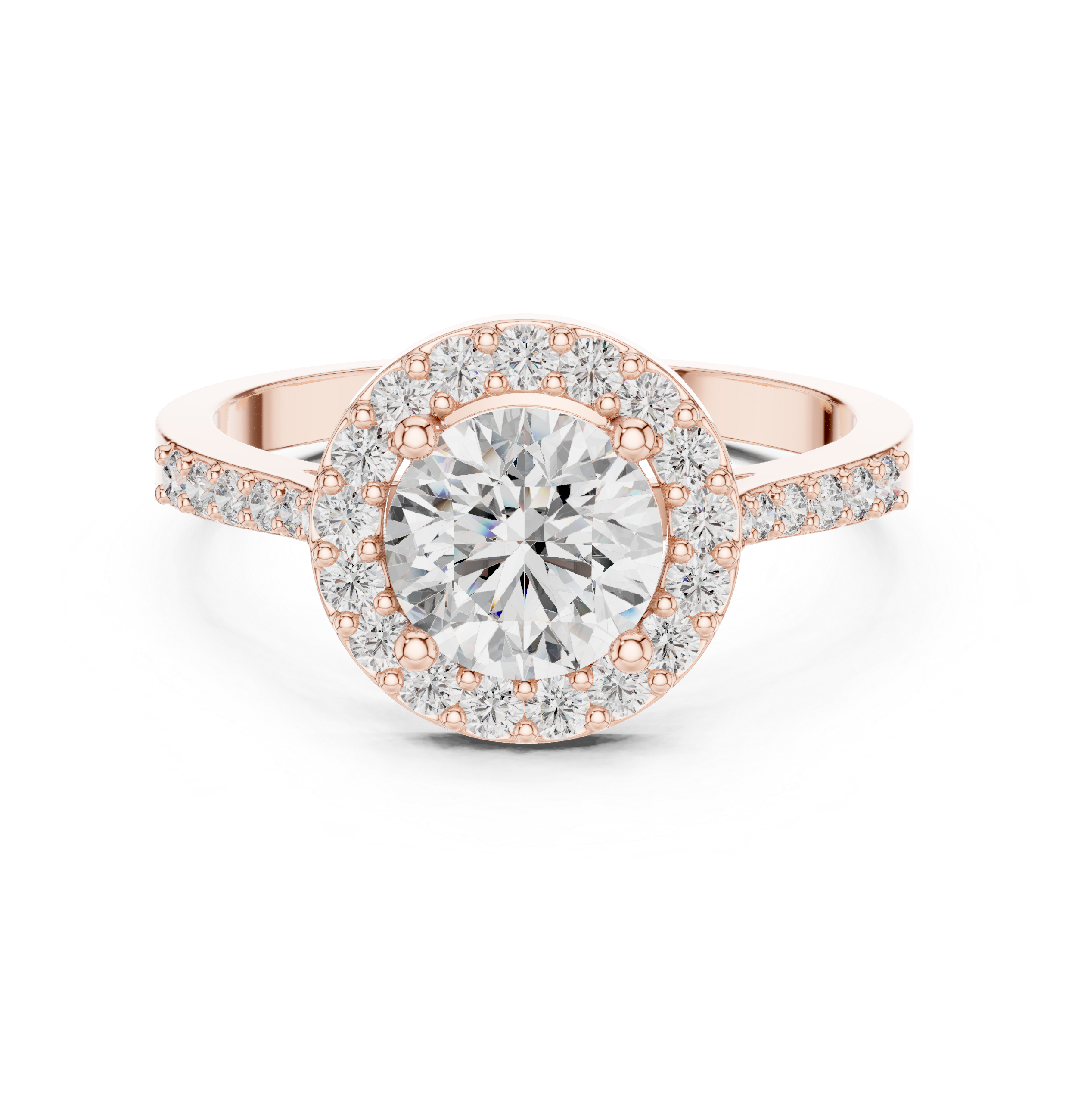 1.35 Carat Certified Lab-Grown Diamond Engagement Ring For Women's – Solitaire Ring – Prong Set 14K Gold Wedding Ring