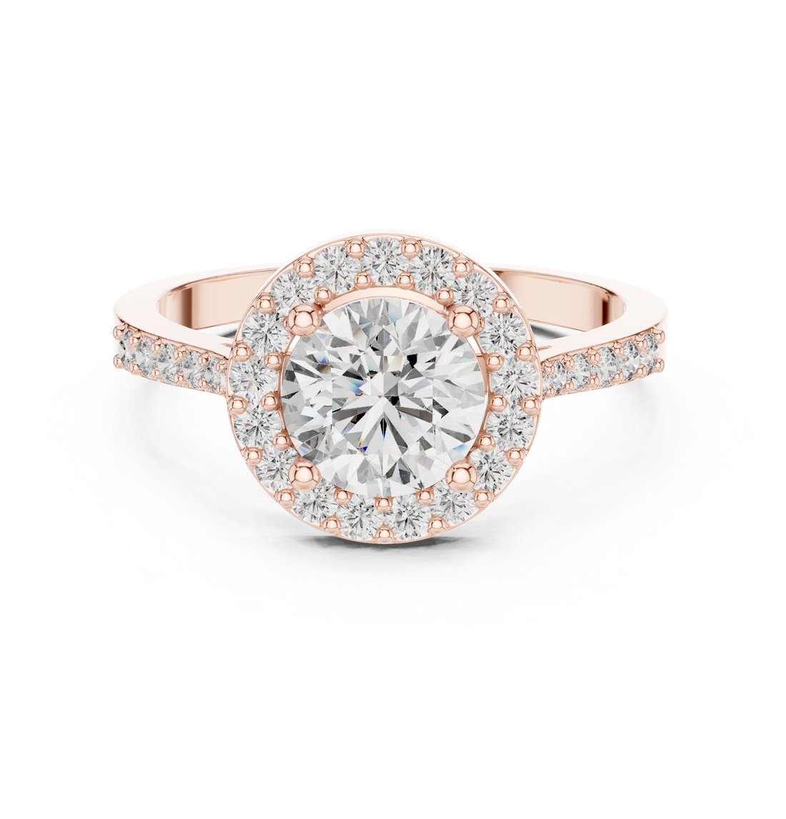 1.35 Carat Certified Lab-Grown Diamond Engagement Ring For Women's – Solitaire Ring – Prong Set 14K Gold Wedding Ring