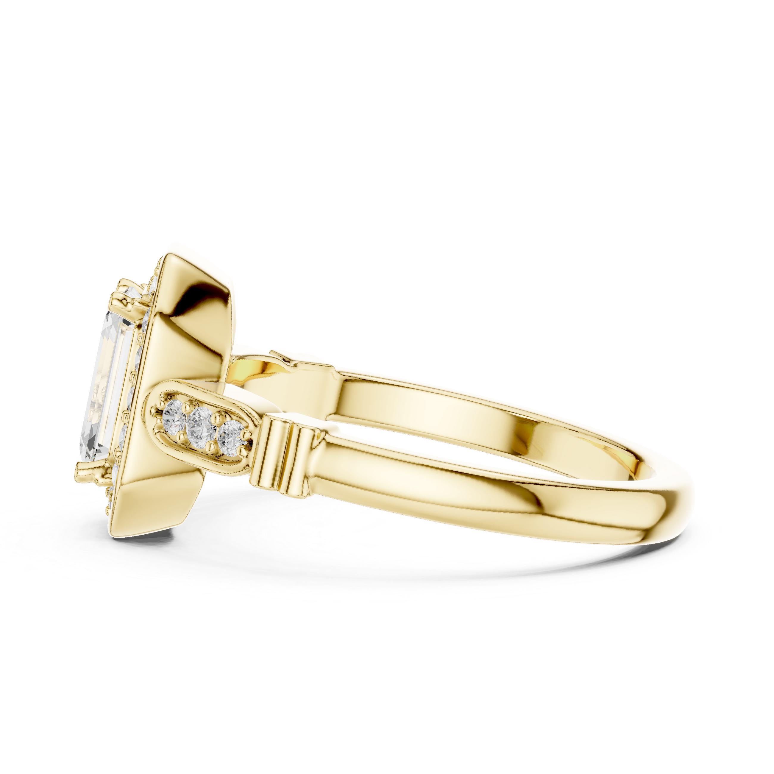 1.28 Carat Certified Lab-Grown Diamond Engagement Ring For Women's – Solitaire Ring – Prong Set 14K Gold Wedding Ring