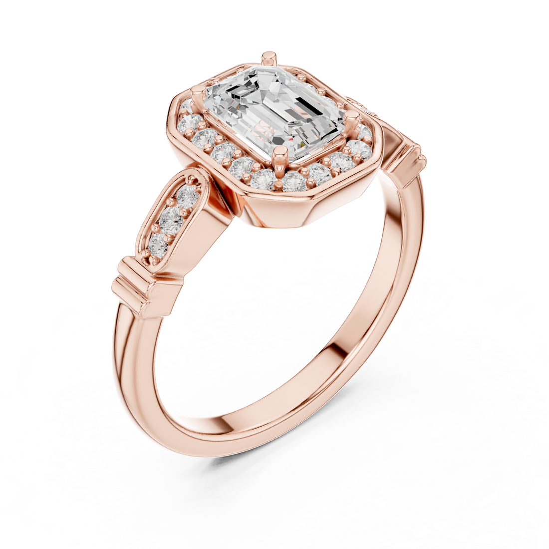 1.28 Carat Certified Lab-Grown Diamond Engagement Ring For Women's – Solitaire Ring – Prong Set 14K Gold Wedding Ring