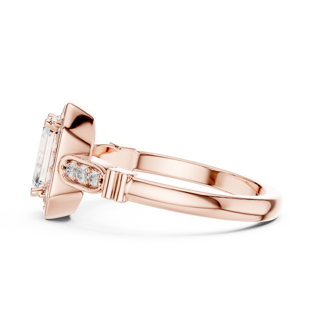 1.28 Carat Certified Lab-Grown Diamond Engagement Ring For Women's – Solitaire Ring – Prong Set 14K Gold Wedding Ring