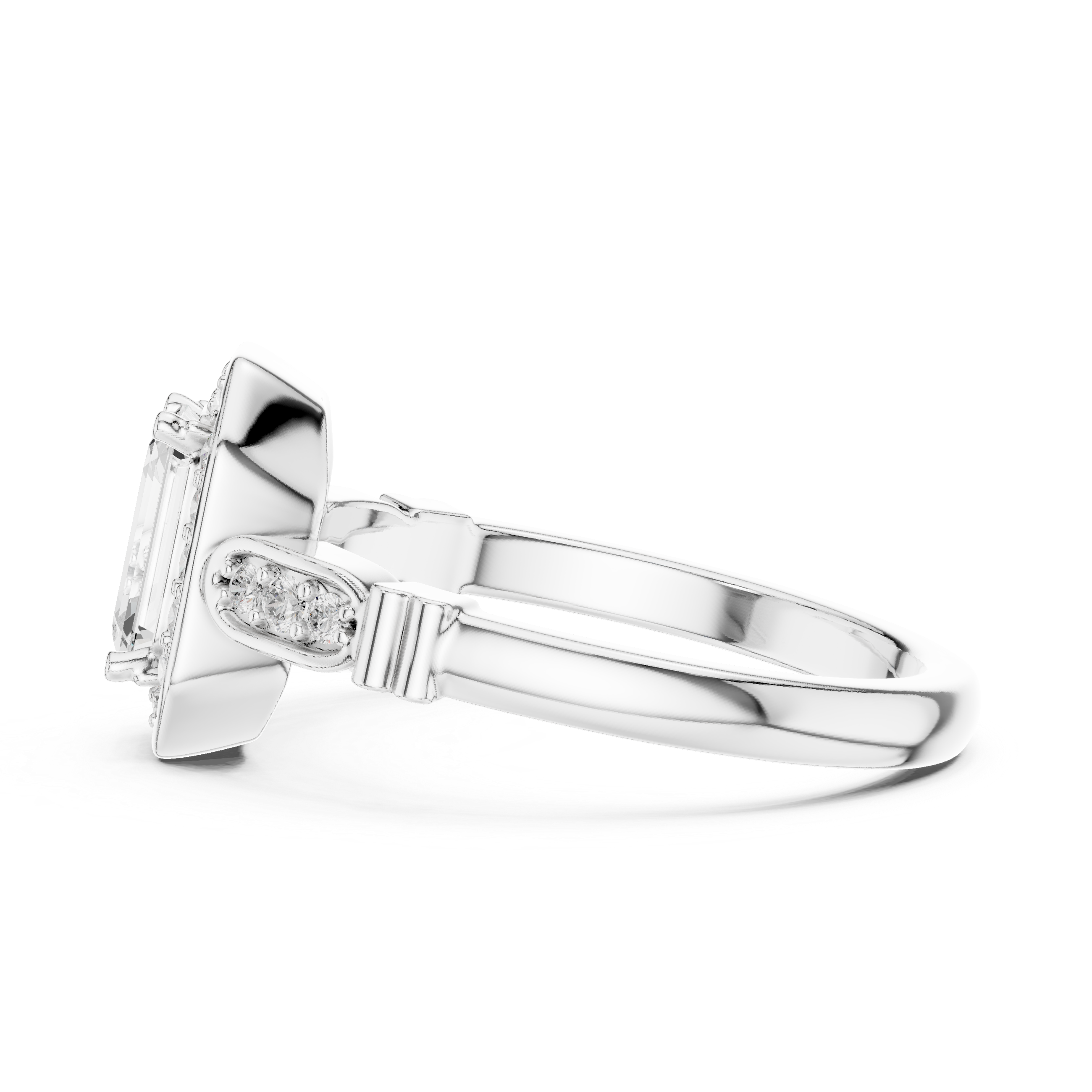 1.28 Carat Certified Lab-Grown Diamond Engagement Ring For Women's – Solitaire Ring – Prong Set 14K Gold Wedding Ring