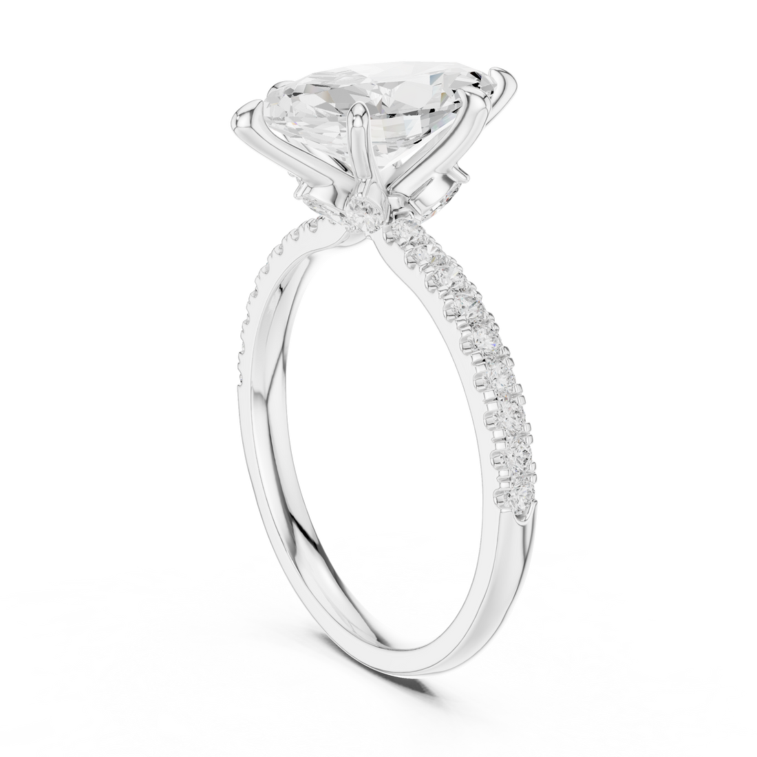 1.89 CTW Marquise Cut EF VS/SI Lab-Grown Diamond Ring Engagement or Wedding Ring for Women in 14K Gold or Platinum, Perfect Anniversary Gift