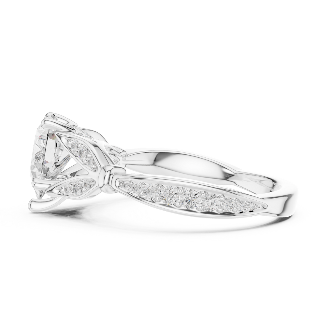 1.81 CT Bridal Set Ring – EF VS/SI Lab-Created Diamond in 14K Rose Gold | Women's Engagement or Wedding