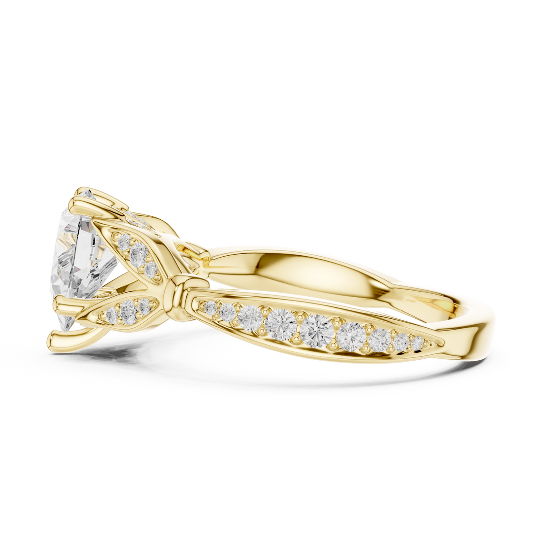 1.81 CT Bridal Set Ring – EF VS/SI Lab-Created Diamond in 14K Rose Gold | Women's Engagement or Wedding