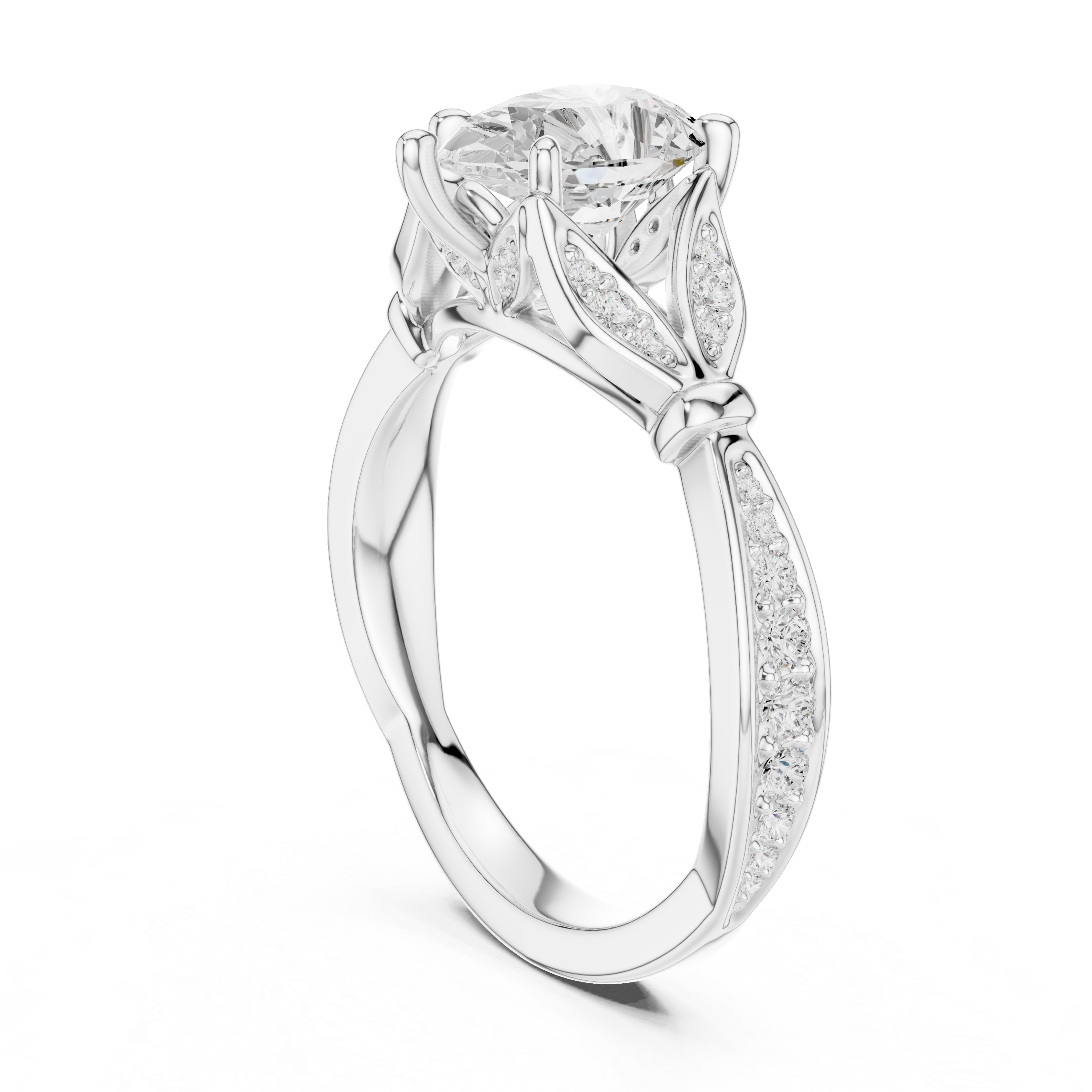 1.81 CT Bridal Set Ring – EF VS/SI Lab-Created Diamond in 14K Rose Gold | Women's Engagement or Wedding