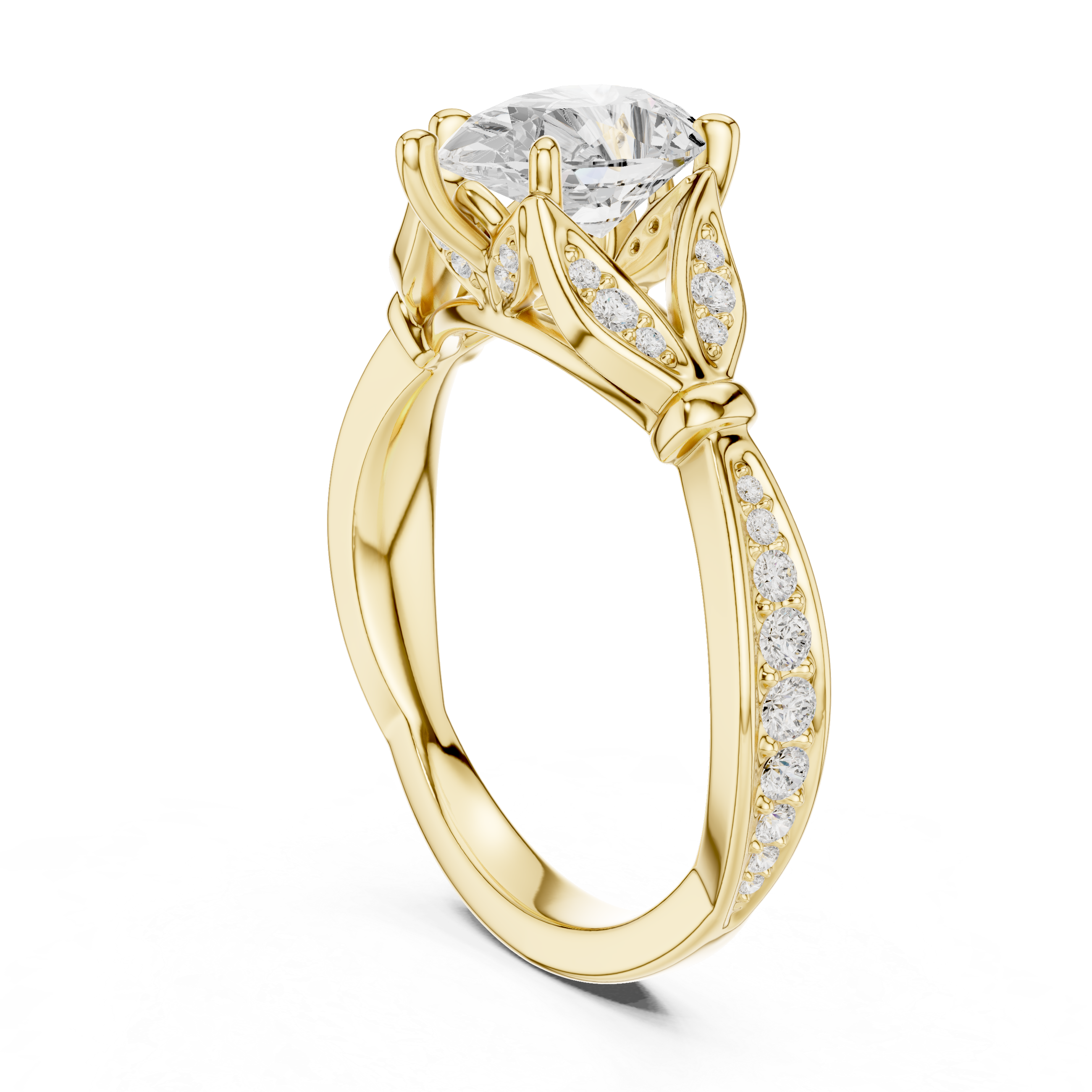 1.81 CT Bridal Set Ring – EF VS/SI Lab-Created Diamond in 14K Rose Gold | Women's Engagement or Wedding