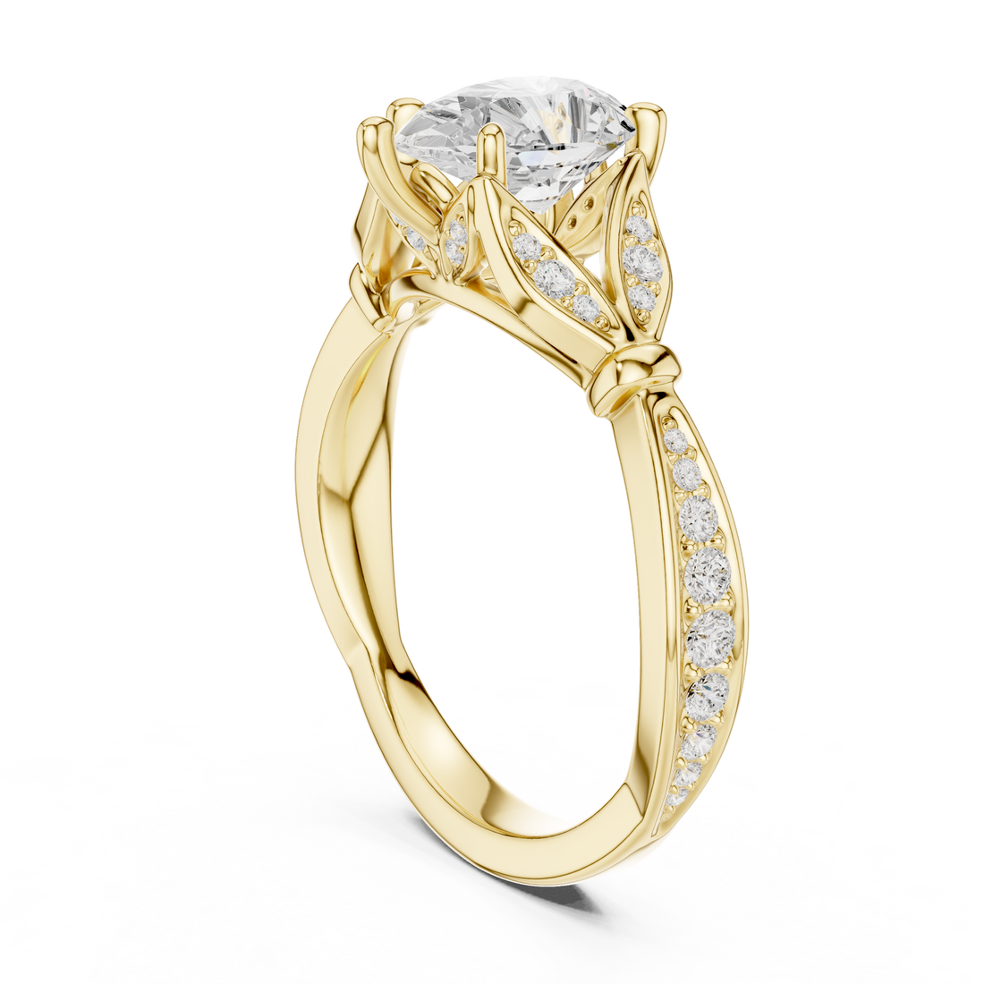 1.81 CT Bridal Set Ring – EF VS/SI Lab-Created Diamond in 14K Rose Gold | Women's Engagement or Wedding