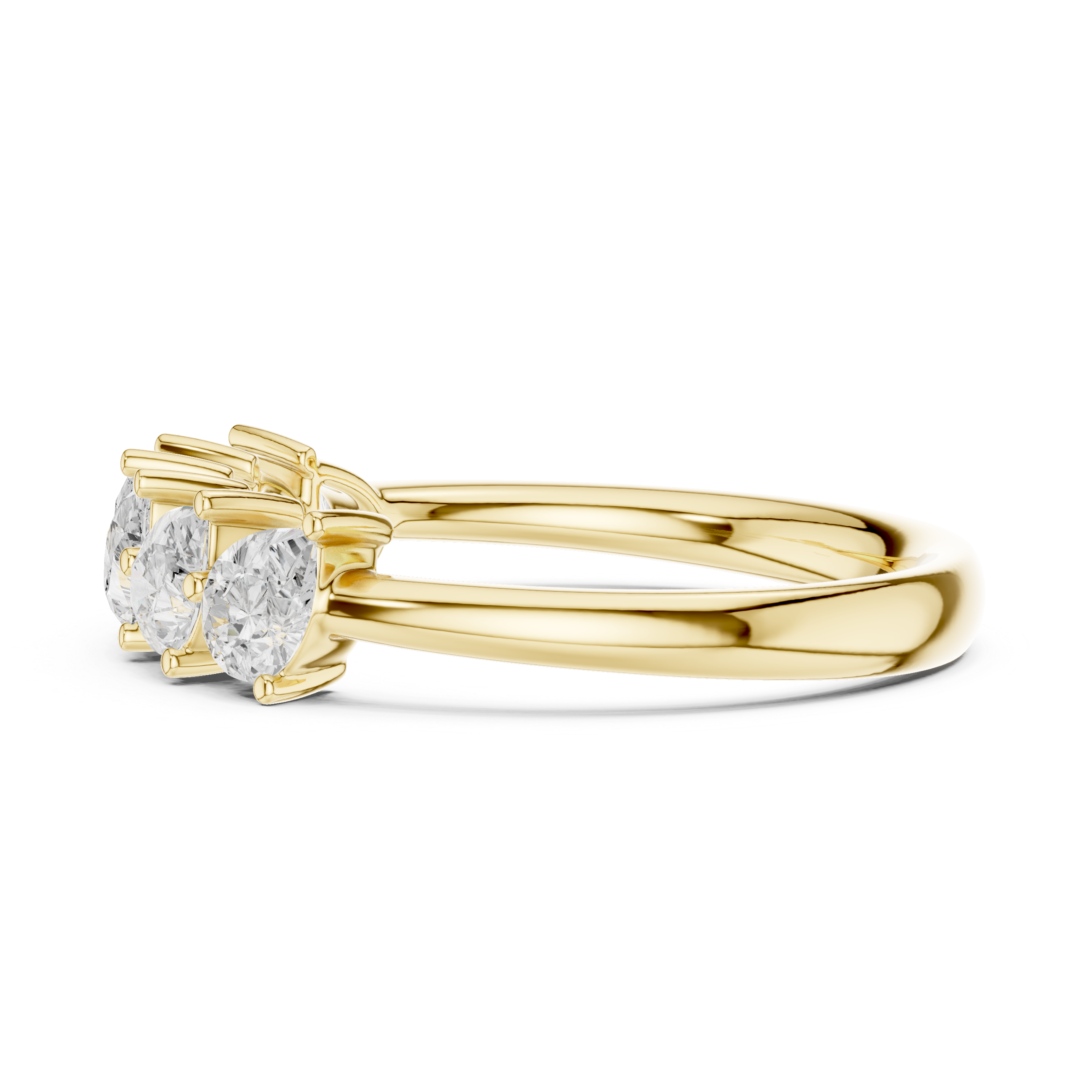 Lab Diamond Wedding Band, Pear Brilliant EF/VS Matching Band with Engagement Ring, Stacking Band Gift 14K Gold