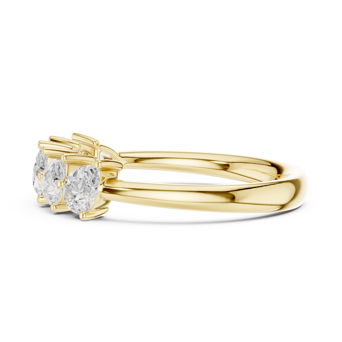 Lab Diamond Wedding Band, Pear Brilliant EF/VS Matching Band with Engagement Ring, Stacking Band Gift 14K Gold