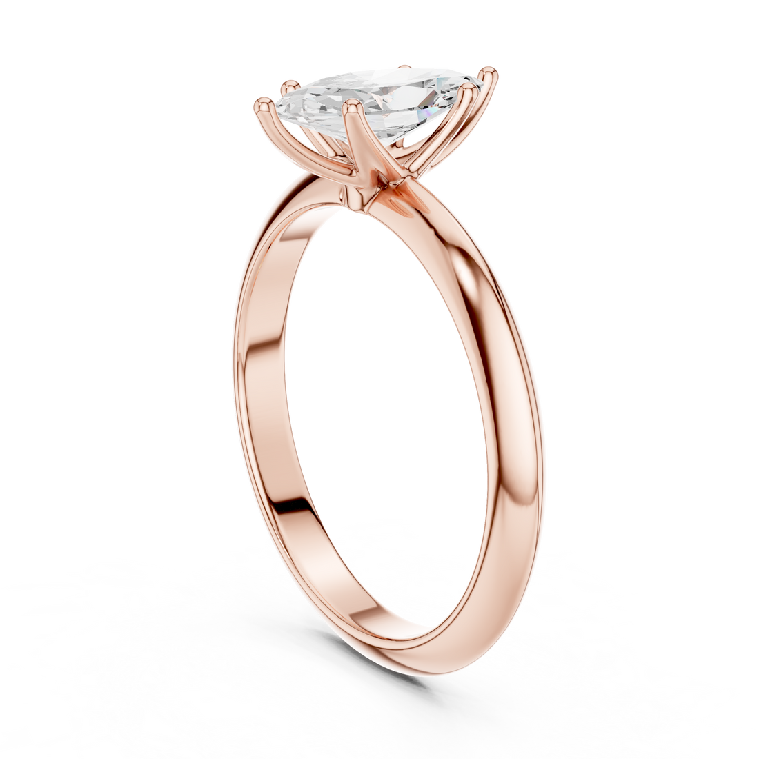 1.00 CTW Marquise Cut EF VS/SI Lab-Grown Diamond Ring Engagement or Wedding Ring for Women in 14K Gold or Platinum, Perfect Anniversary Gift