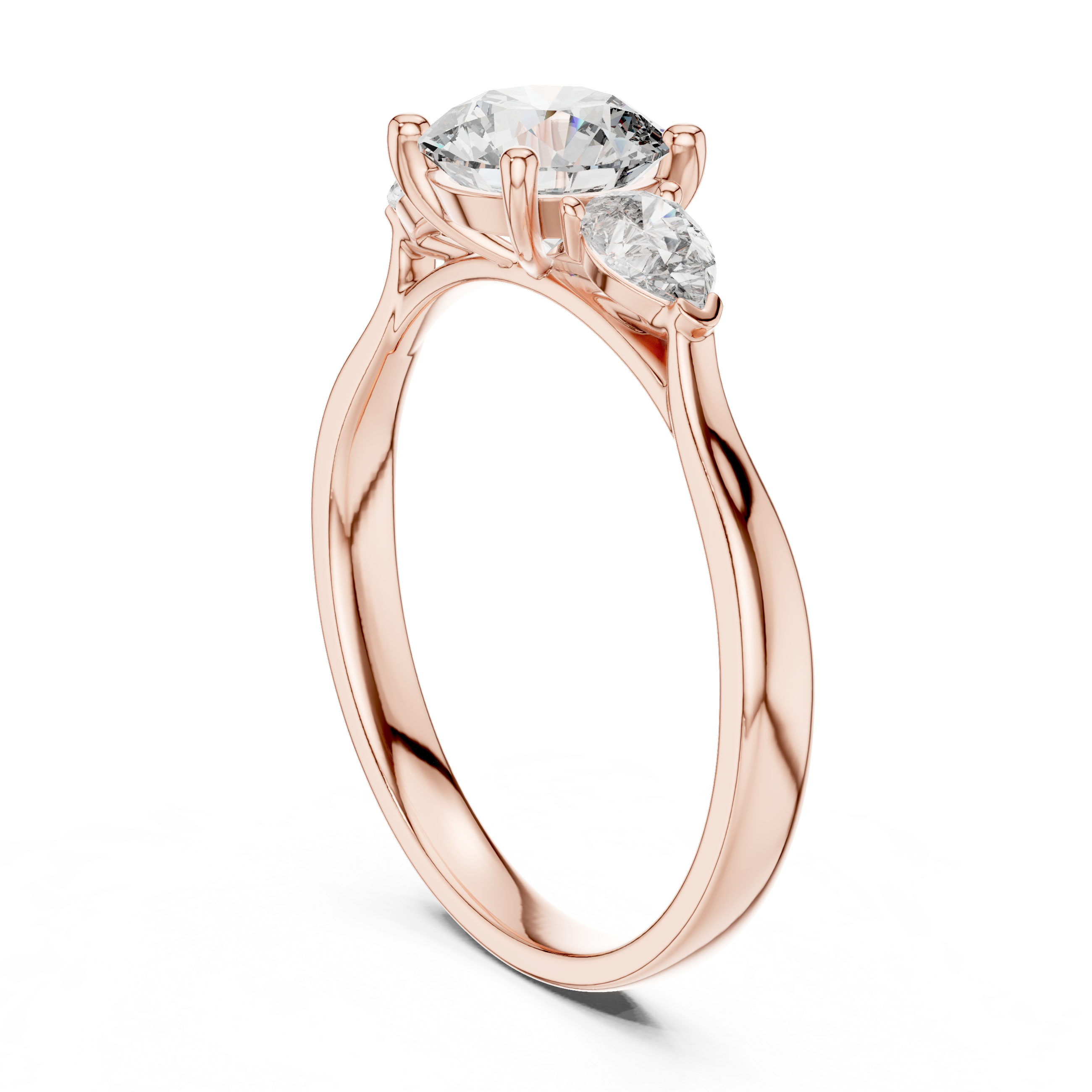 1.5CTW Round Cut EF VS/SI Lab-Grown Diamond Ring Engagement or Wedding Ring for Women in 14K Gold or Platinum, Perfect Anniversary Gift