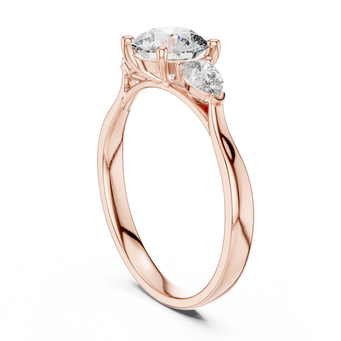 1.5CTW Round Cut EF VS/SI Lab-Grown Diamond Ring Engagement or Wedding Ring for Women in 14K Gold or Platinum, Perfect Anniversary Gift