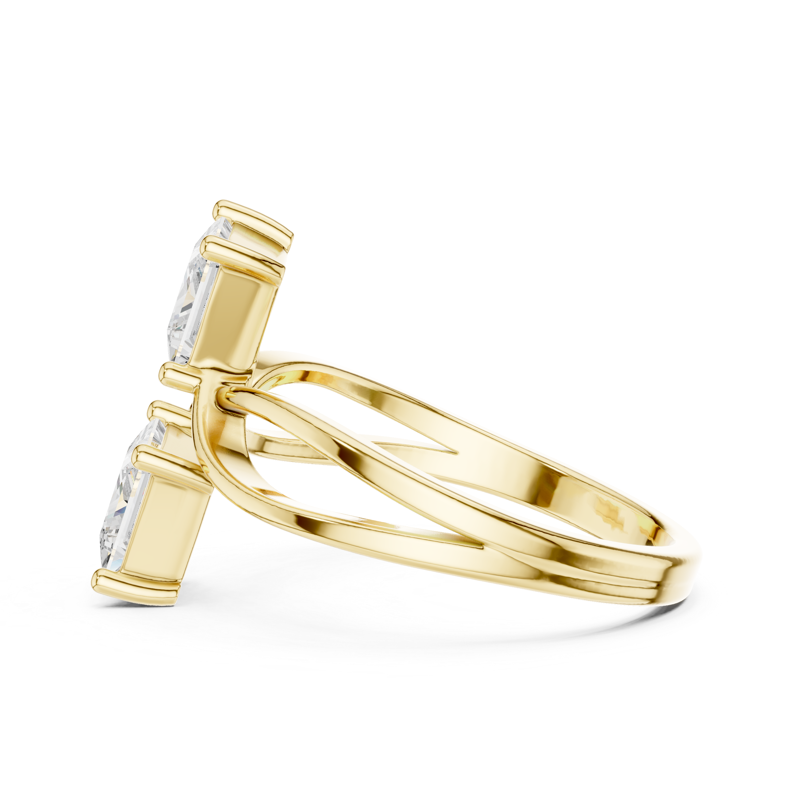 EF VS/SI Lab-Grown Diamond Ring Engagement or Wedding Ring for Women in 14K Gold, Perfect Anniversary Gift