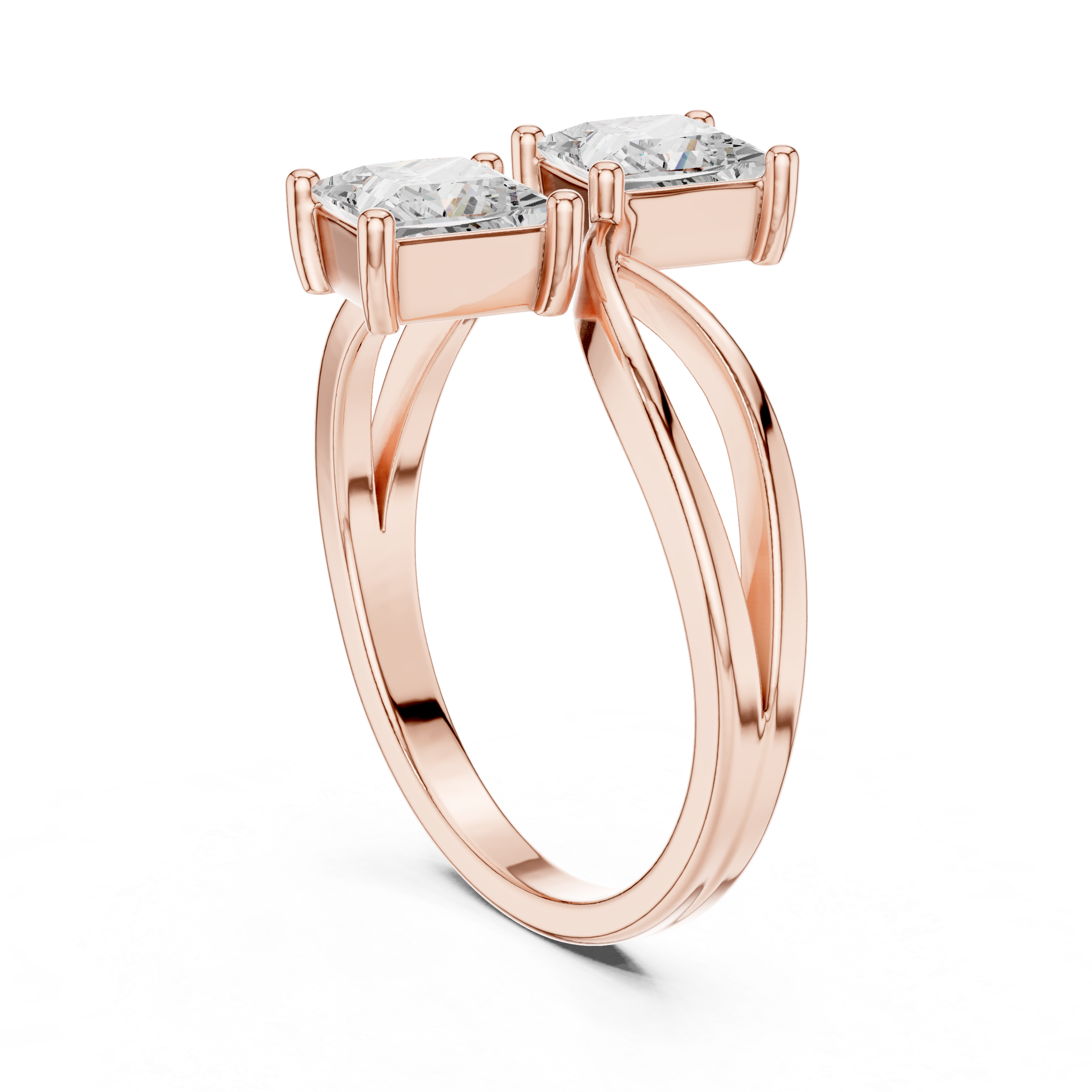 EF VS/SI Lab-Grown Diamond Ring Engagement or Wedding Ring for Women in 14K Gold, Perfect Anniversary Gift