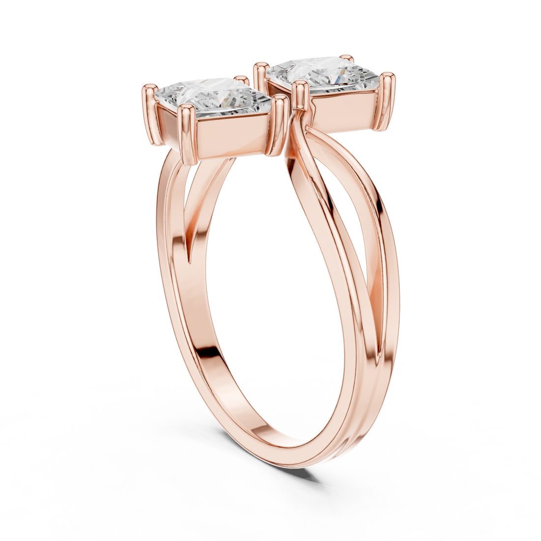EF VS/SI Lab-Grown Diamond Ring Engagement or Wedding Ring for Women in 14K Gold, Perfect Anniversary Gift