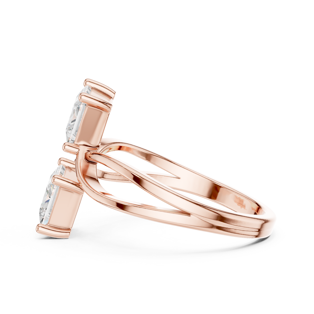 EF VS/SI Lab-Grown Diamond Ring Engagement or Wedding Ring for Women in 14K Gold, Perfect Anniversary Gift