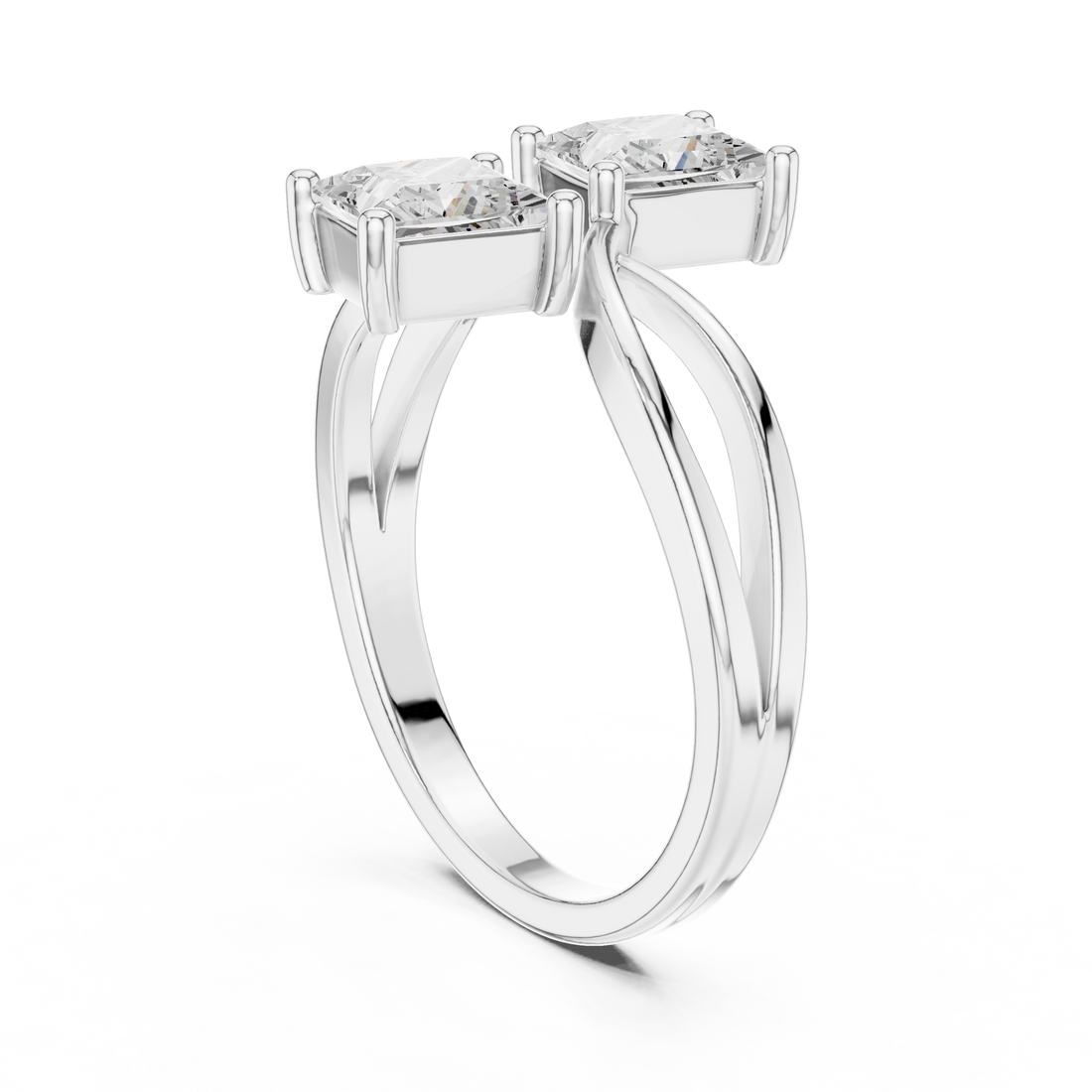 EF VS/SI Lab-Grown Diamond Ring Engagement or Wedding Ring for Women in 14K Gold, Perfect Anniversary Gift