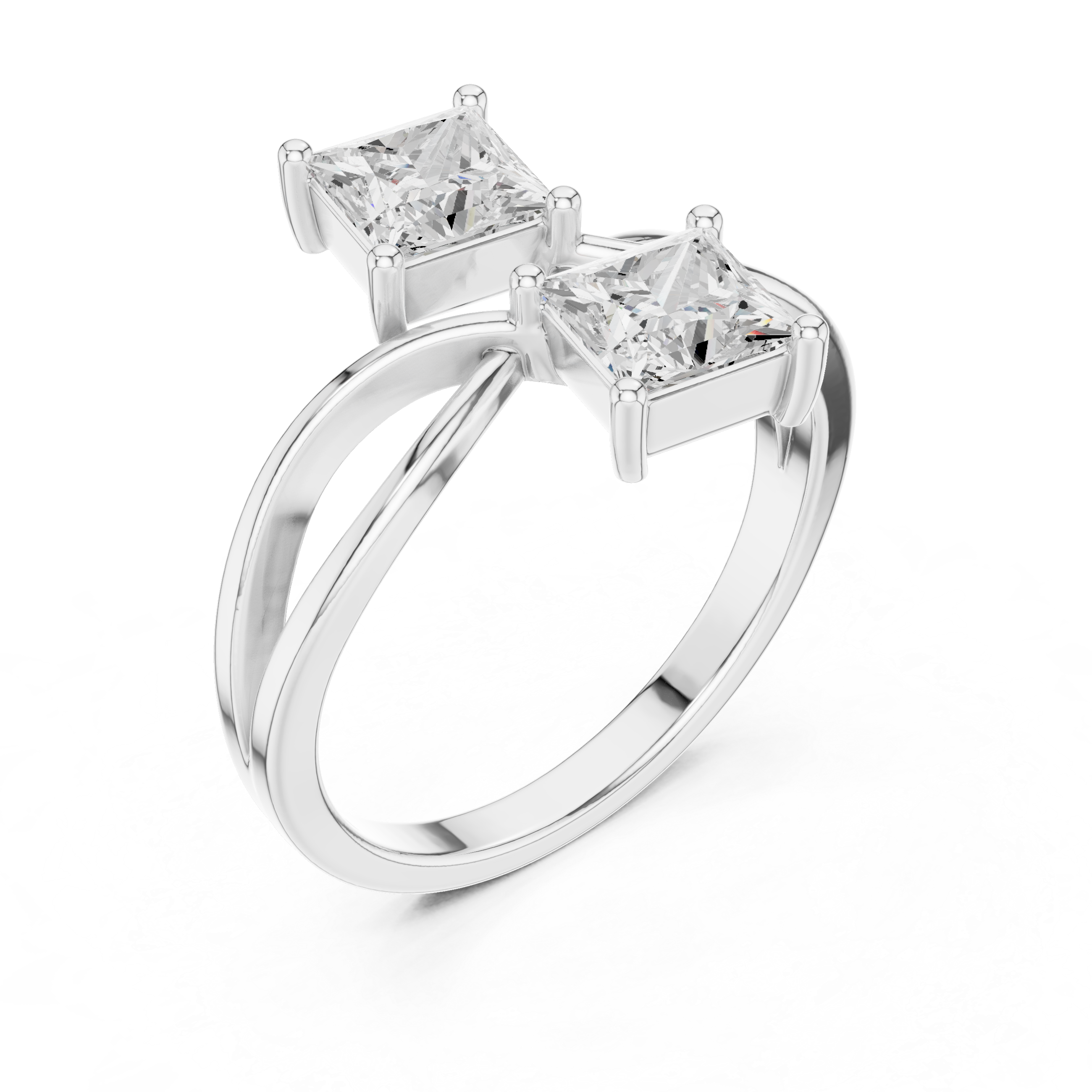 EF VS/SI Lab-Grown Diamond Ring Engagement or Wedding Ring for Women in 14K Gold, Perfect Anniversary Gift