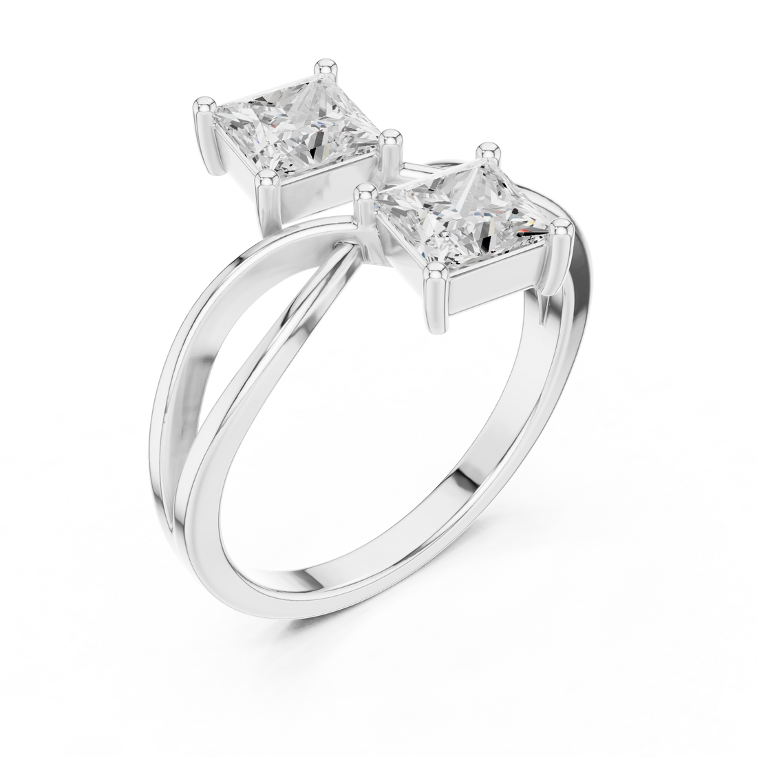 EF VS/SI Lab-Grown Diamond Ring Engagement or Wedding Ring for Women in 14K Gold, Perfect Anniversary Gift